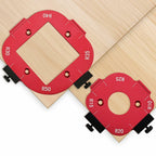 Draxzor 2 Pack Router Corner Radius Template, Premium Aluminum Alloy Router