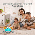 Yeaye Crawling Crab Baby Toys Infant - Tummy Time Toy Gifts for 3 4 5 6 7 8 9 10