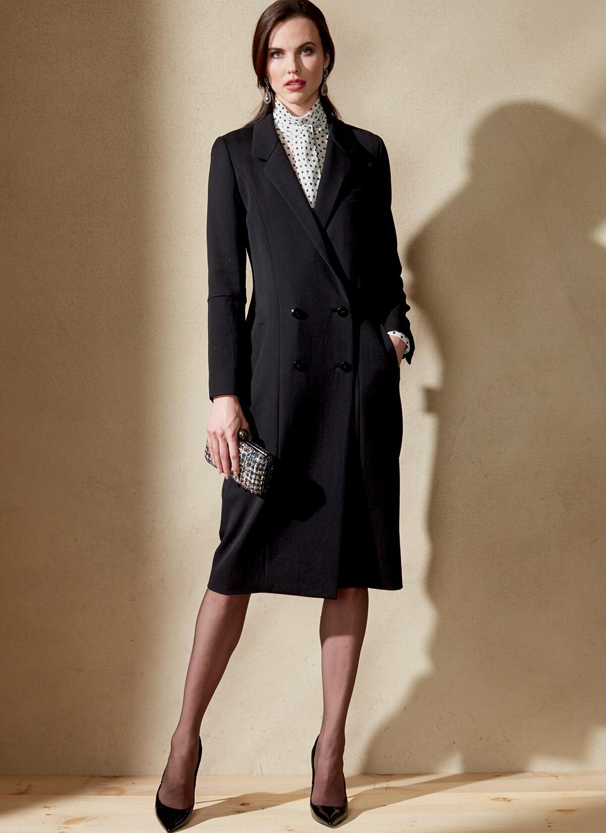 Vogue Patterns Double-Breasted Jacket and Belt Sewing Pattern for Women by Julia