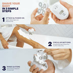Freebird FlexSeries Electric Razor for Women - Silk Smooth Legs, Body Hair, &