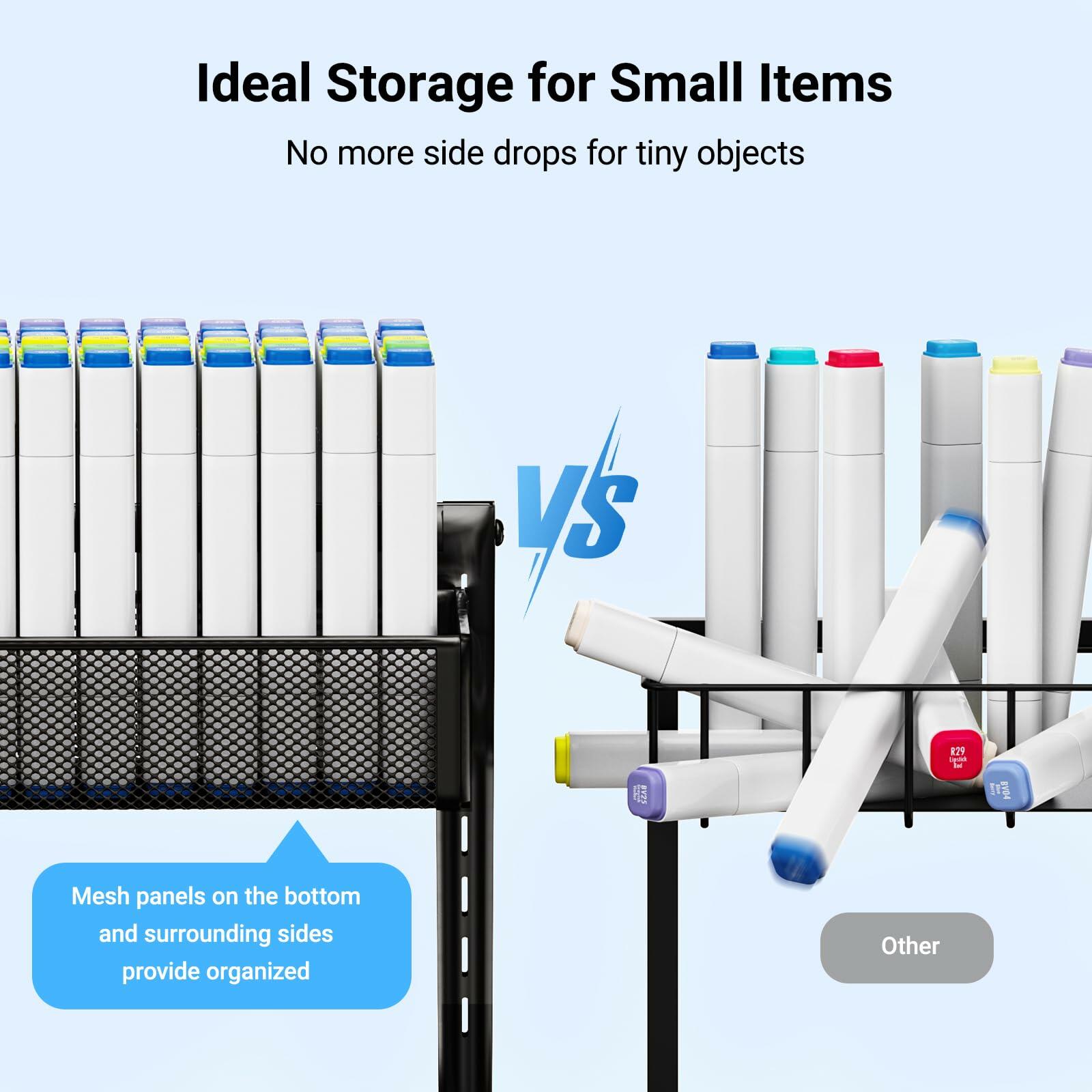TISTAYA Under Sink Organizer, Metal Under Sink Organizers and Storage, Slide Out