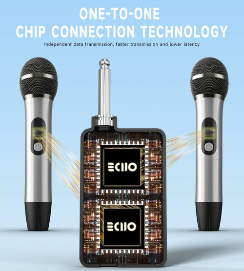 Wireless Microphones, Wireless Microphone with One-to-One Chip Connection, 40H