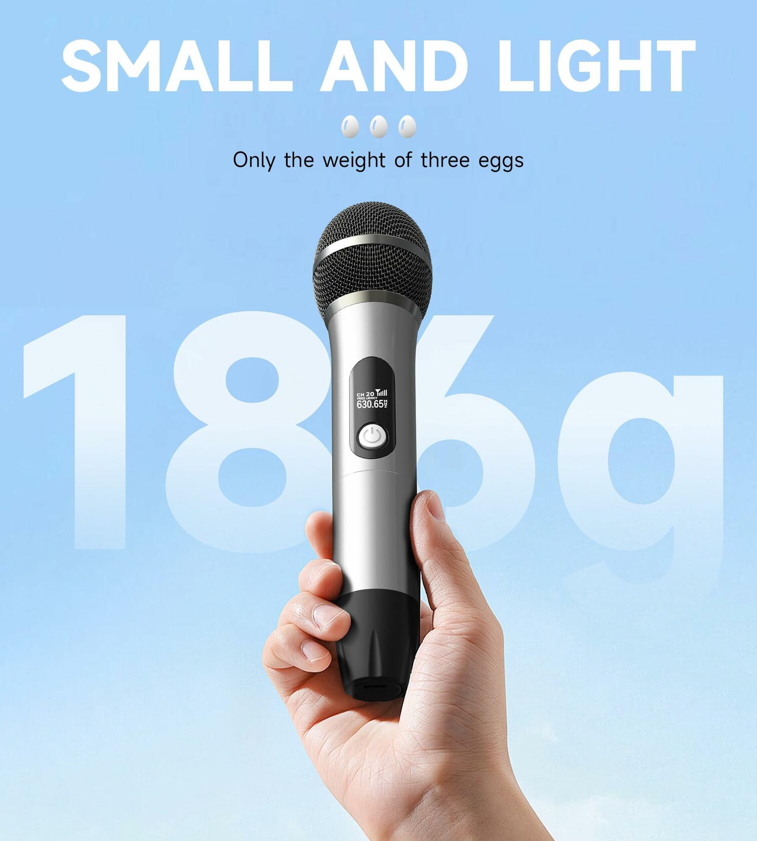 Wireless Microphones, Wireless Microphone with One-to-One Chip Connection, 40H