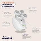 Freebird FlexSeries Electric Razor for Women - Silk Smooth Legs, Body Hair, &