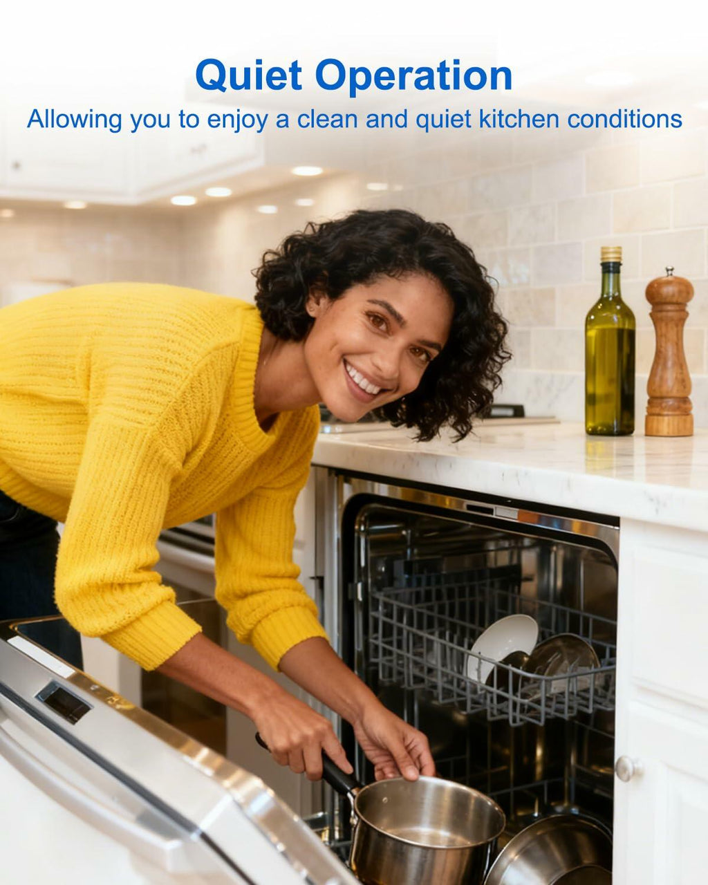 Dishwasher Drain Pump Compatible With Whirlpool KitchenAid Jenn-Air Kenmore