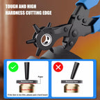 Diyife Professional Leather Hole Puncher, Full Set Punch Tool Kits for Belt,
