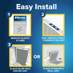 2-Pack Filtrete 18x30x1 AC Furnace Air Filter, MPR 700, MERV 8, Tough on Pollen,