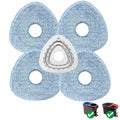 Mop Replacement Pad Set 4 Pack Spin Mop Replace Pads Refill Compatible with