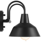 Globe Electric 63000004 3-Piece Bathroom Set, Matte Black, 15.5" 2-Light Vanity