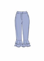 McCall's Patterns Misses Pants With Flounce Variations and Sash