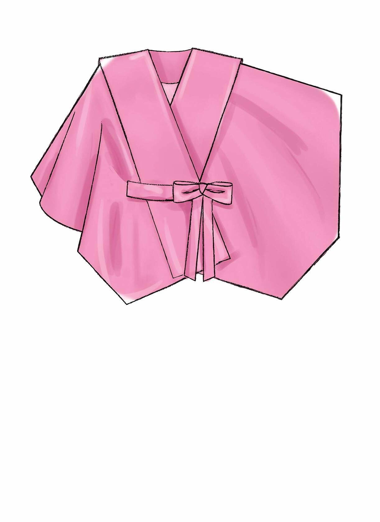 McCall's Sewing Pattern Misses' Capes & Belt Size L-XL, Various Colours