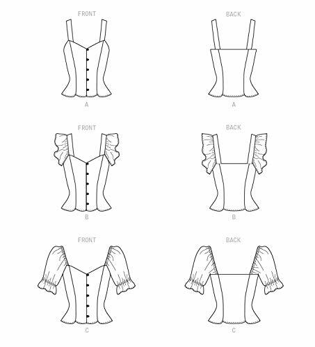 1 McCall Pattern 14-16-18-2, 14-16-18-20-22
