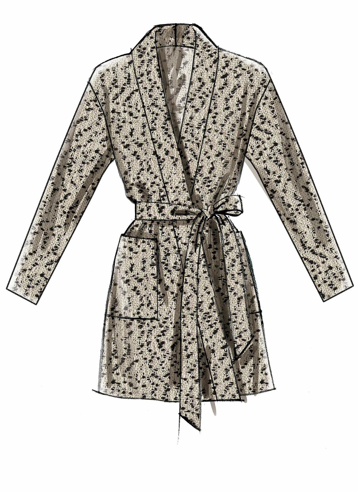 McCall's Patterns McCall's Women's Fall and Spring Fabric Belt Jacket, Sizes