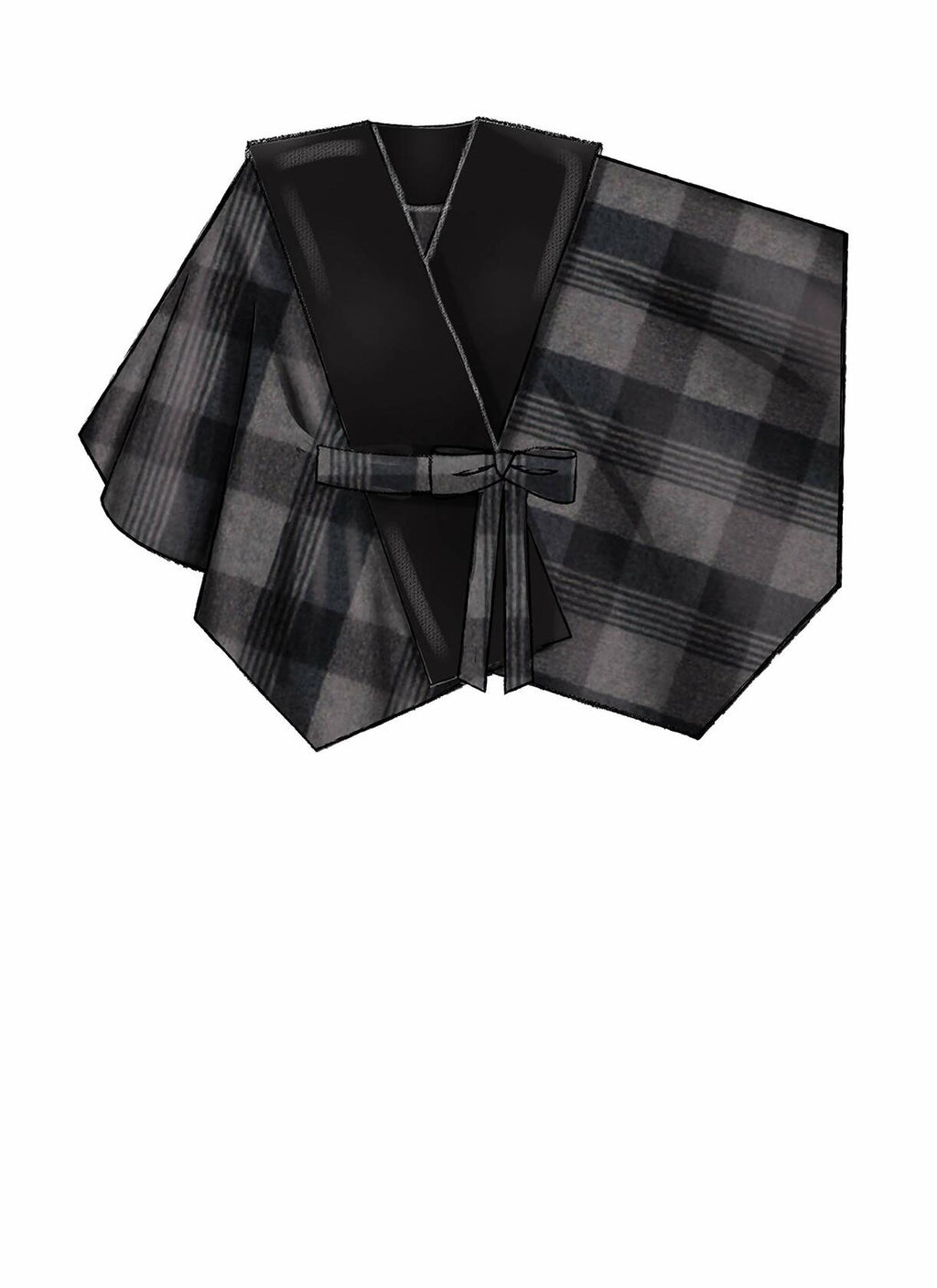 McCall's Sewing Pattern Misses' Capes & Belt Size L-XL, Various Colours