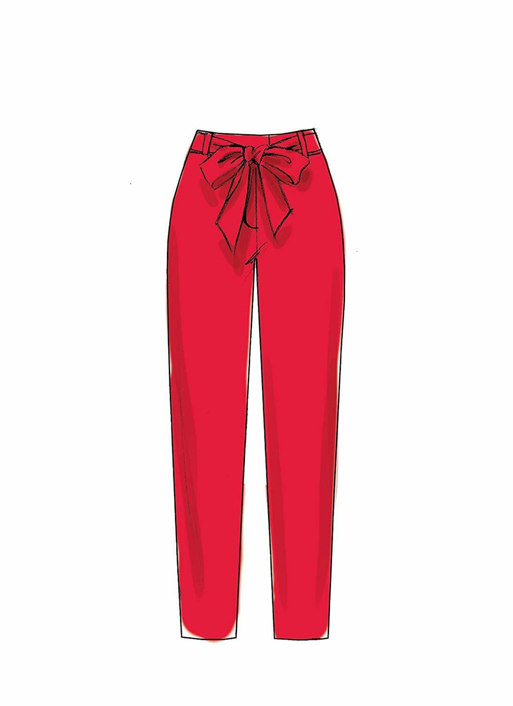 McCall's Patterns Misses Pants With Flounce Variations and Sash