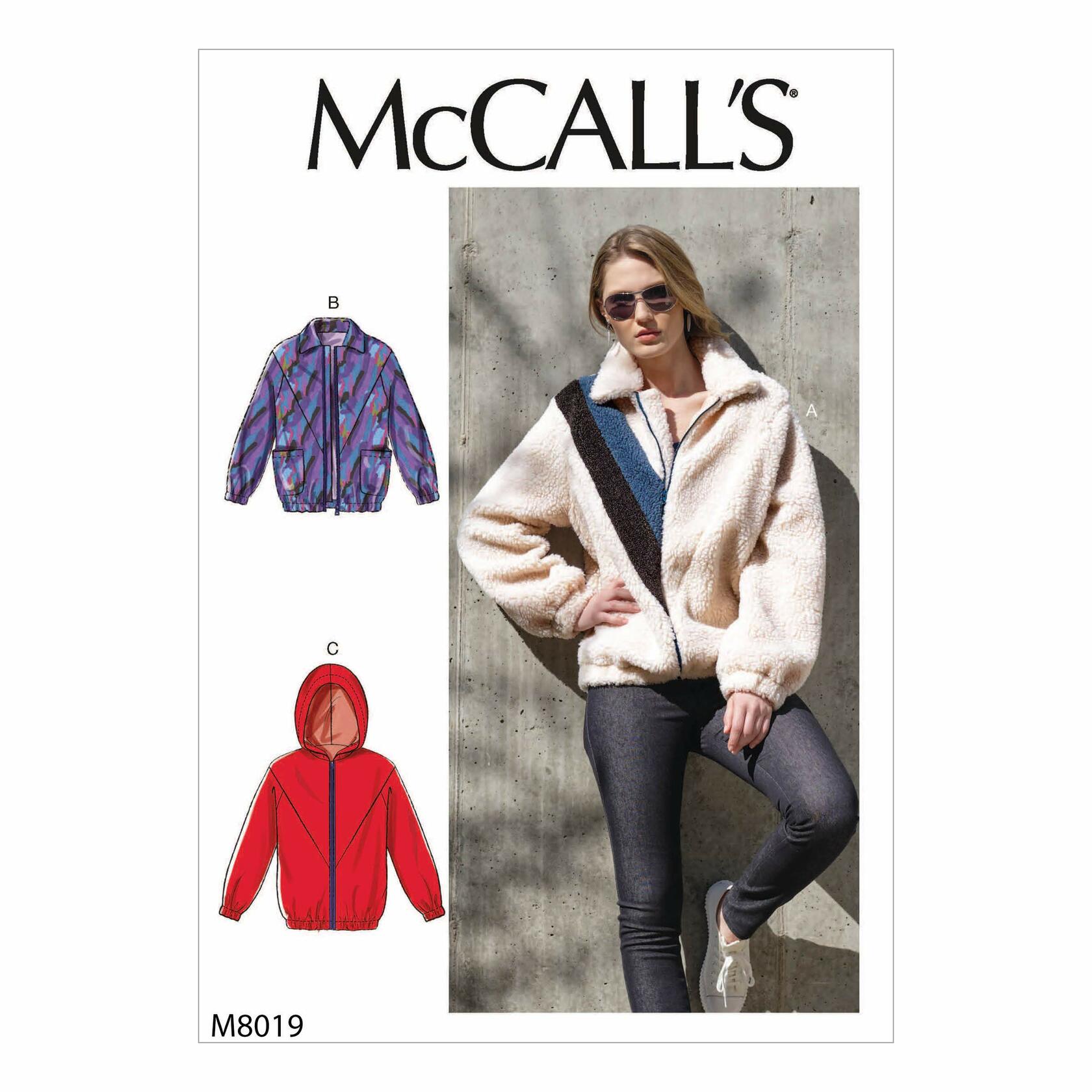 McCall Pattern XS-S-M,, Various Colours