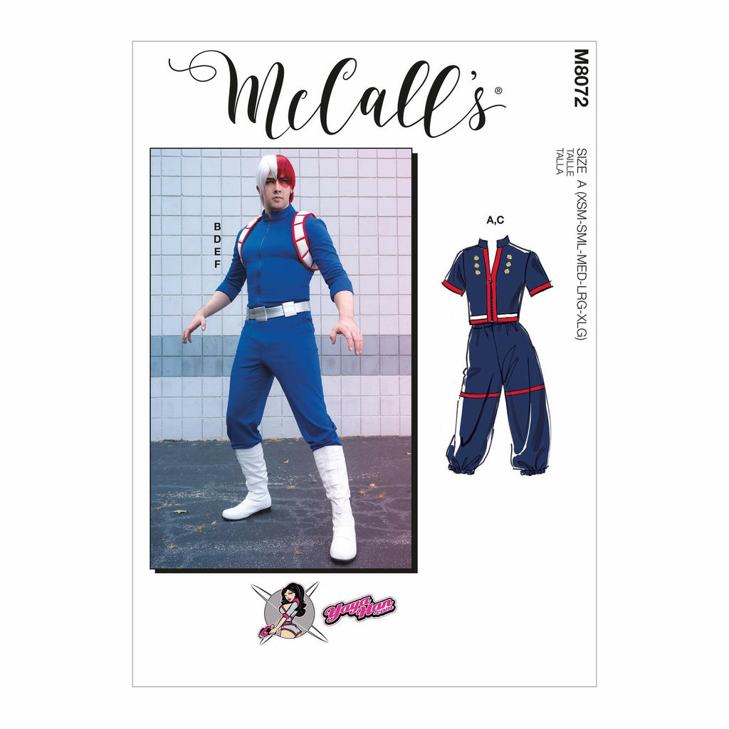 McCall Pattern X, XS-S-M-L-XL....