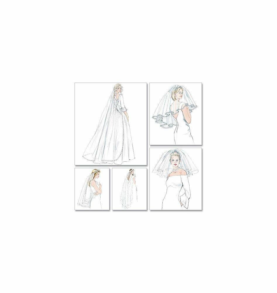 McCall's Patterns M4126 Bridal Veils, One Size Only