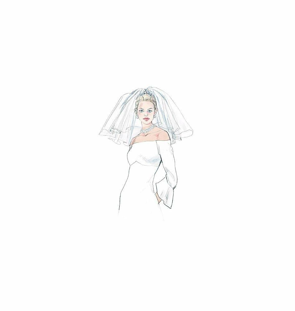 McCall's Patterns M4126 Bridal Veils, One Size Only