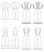 McCall Pattern Loose Fit Women's Jumpsuit, Plus Sizes 18W-24W Sewing Pattern