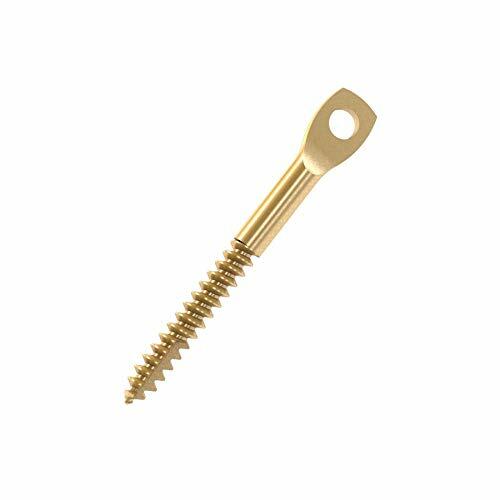 100 Pack Bon Tool 15-385 Eyelag Screws-Wood - 3" (100/Pkg), Zinc