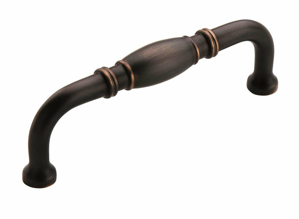 12 Pack Amerock | Cabinet Pull | Oil Rubbed Bronze | 3-3/4 inch (96 mm) Center