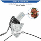 Obaee 748-559 Rear Right Passenger Side Power Window Regulator with Motor