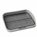 CkuionMAX Mesh Dog Potty Tray Removable Stable Structure - Indoor/Outdoor Dog