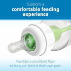 4 Pack Dr. Brown's Natural Flow Anti-Colic Options+ Narrow Baby Bottle, 4 oz/120