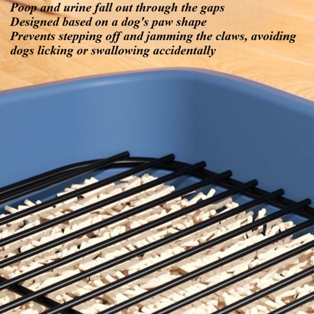 CkuionMAX Mesh Dog Potty Tray Removable Stable Structure - Indoor/Outdoor Dog