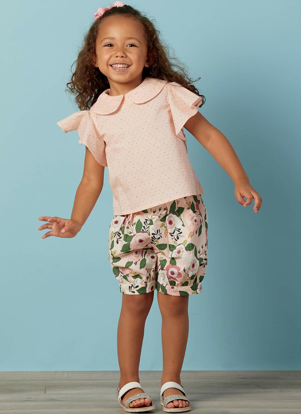 McCall Pattern Short Sleeve Shirt and Pants, Sizes 1/2-4 Sewing Pattern