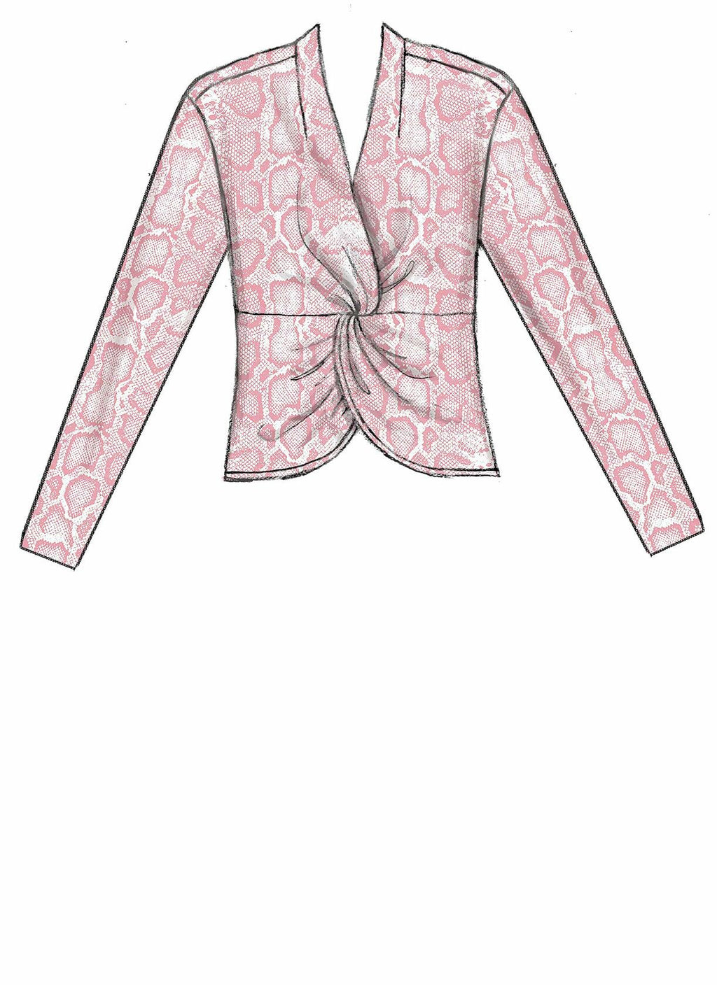 McCall's Patterns McCall's Women's Twist Front Blouse, Sizes 6-14 Sewing