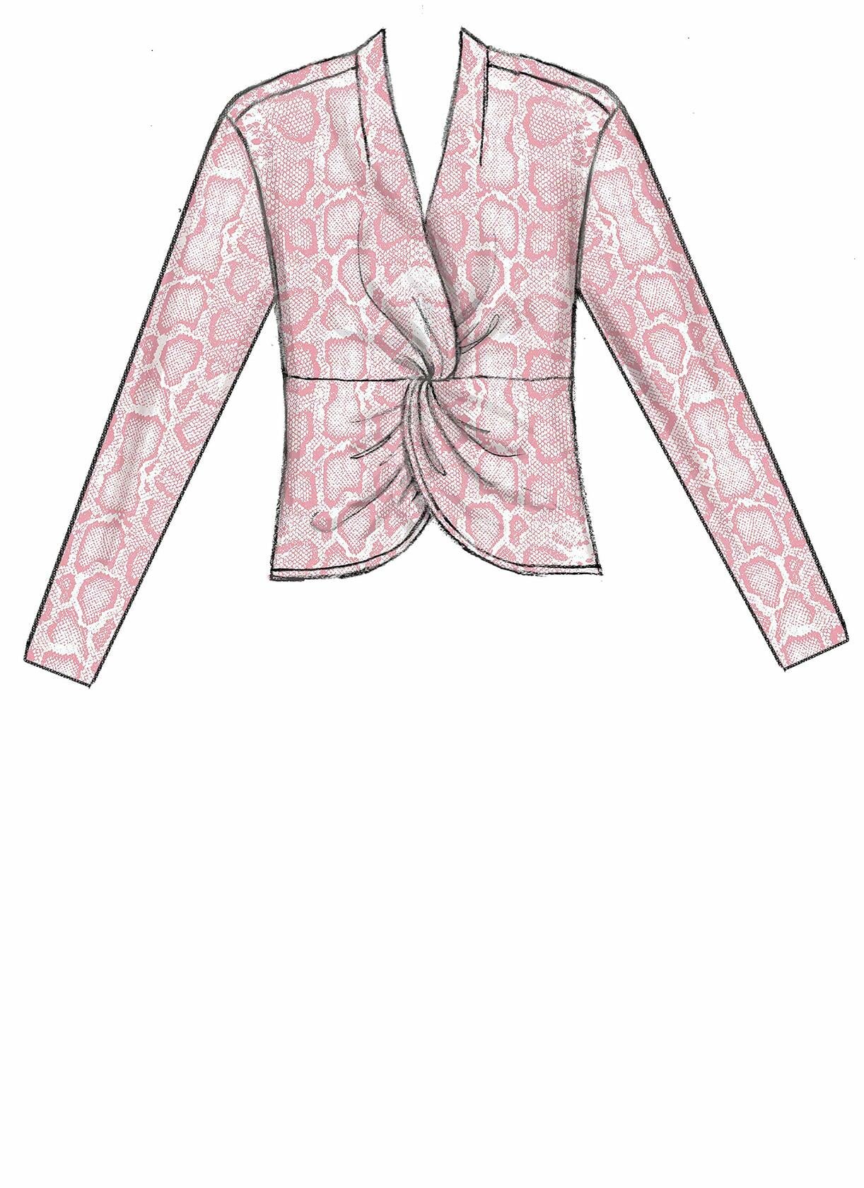 McCall's Patterns McCall's Women's Twist Front Blouse, Sizes 6-14 Sewing