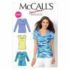 McCall Pattern Company M6963 Misses' Tops, Size F5 "16-18-20-22-24"