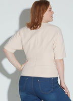 McCall's M7810A5 Women's Loose-Fitting Pleated Top Sewing Patterns, Sizes 6-14
