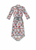 McCall's Patterns Misses' Petite Shirtdresses with Drawstring Waist