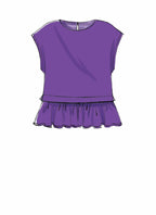 McCall's M7808E5 Women's Pullover Tank Top, Short Sleeve, and Long Sleeve Top