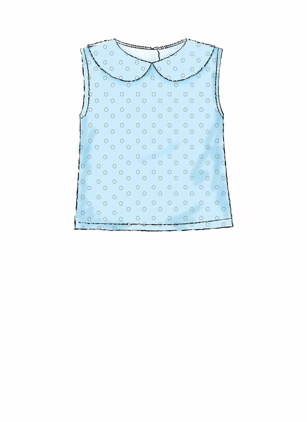 McCall Pattern Short Sleeve Shirt and Pants, Sizes 1/2-4 Sewing Pattern