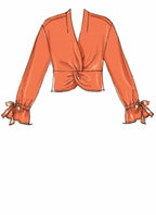 McCall's Patterns McCall's Women's Twist Front Blouse, Sizes 6-14 Sewing