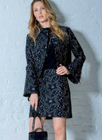 McCall's M8010E5 Women's Jacket and Skirt Sewing Patterns by Nicole Miller,