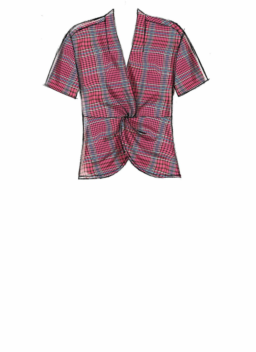 McCall's Patterns McCall's Women's Twist Front Blouse, Sizes 6-14 Sewing