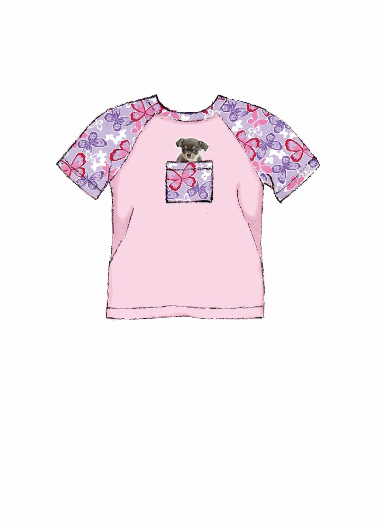 McCall Patterns Children's/Boys'/Girls' Animal Themed Tops and Pants