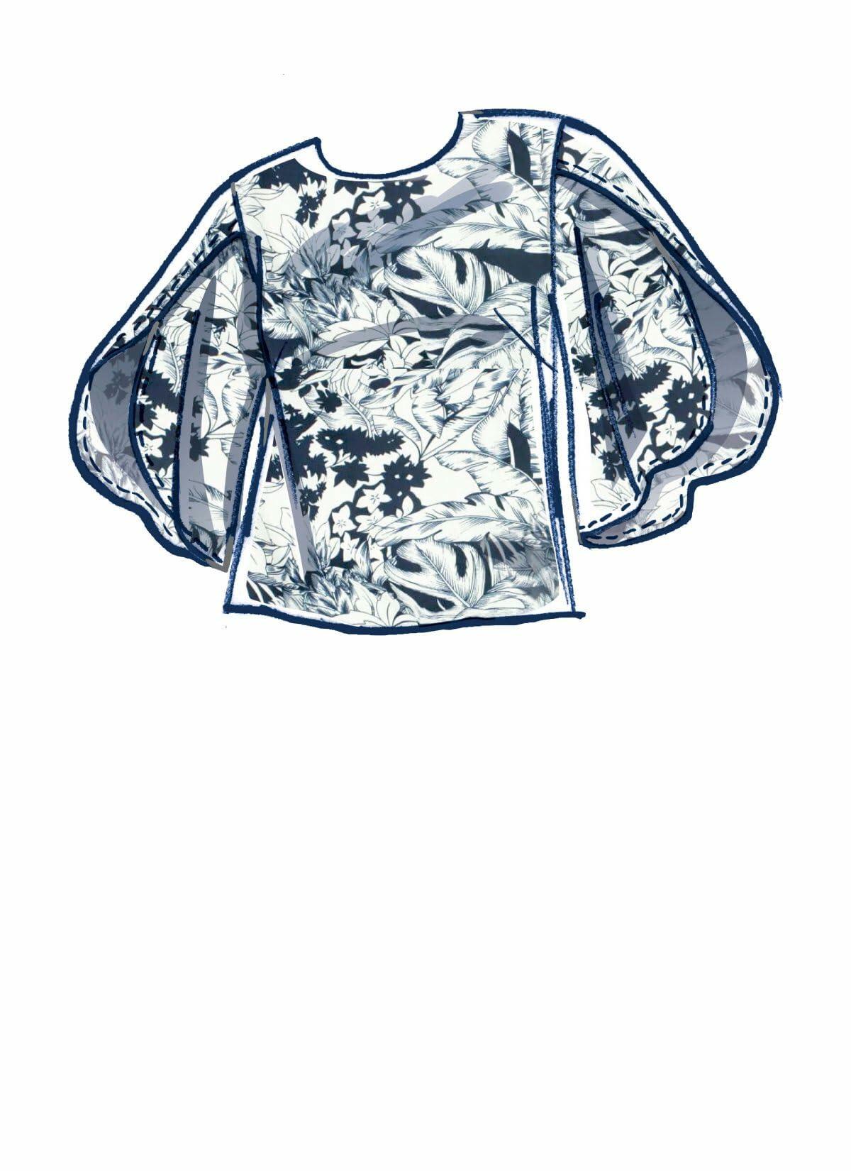 McCall's M8161A5 Misses TOP/Vest, a5 (6-8-10-12-14)