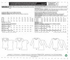 McCall Pattern Company M6963 Misses' Tops, Size F5 "16-18-20-22-24"