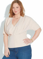 McCall's M7810A5 Women's Loose-Fitting Pleated Top Sewing Patterns, Sizes 6-14