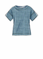 McCall's M7808E5 Women's Pullover Tank Top, Short Sleeve, and Long Sleeve Top