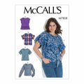 McCall's M7808E5 Women's Pullover Tank Top, Short Sleeve, and Long Sleeve Top