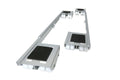 2 Pack Shepherd Hardware 9603 Adjustable Aluminum Appliance Rollers, Silver,