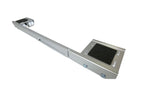 2 Pack Shepherd Hardware 9603 Adjustable Aluminum Appliance Rollers, Silver,