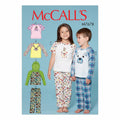 McCall Patterns Children's/Boys'/Girls' Animal Themed Tops and Pants